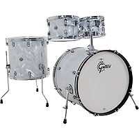 Gretsch Drums Catalina Club 4-Piece Shell Pack With 22" Bass Drum White Satin Flame