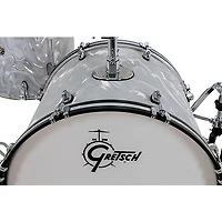 Gretsch Drums Catalina Club 4-Piece Shell Pack With 22" Bass Drum White Satin Flame