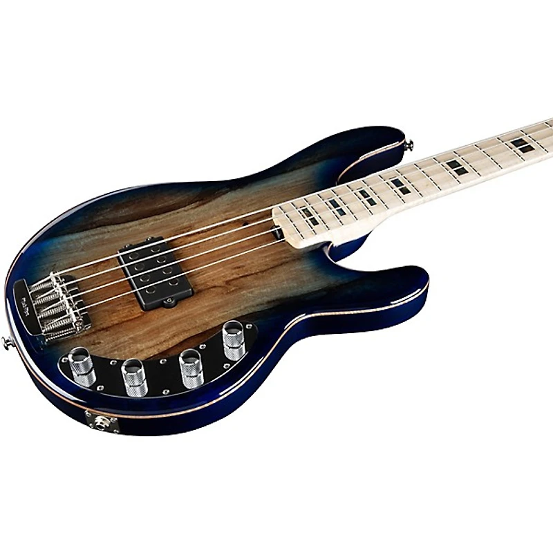 Ernie Ball Music Man BFR StingRay Special 4 Electric Bass Guitar Paua Blue Burst