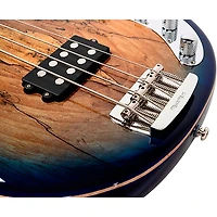 Ernie Ball Music Man BFR StingRay Special 4 Electric Bass Guitar Paua Blue Burst