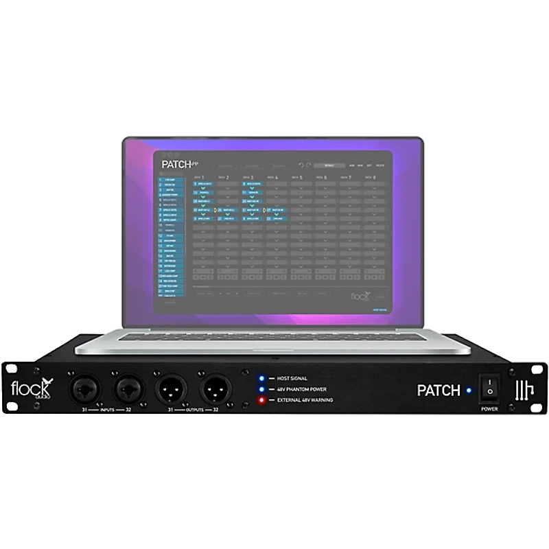 Flock Audio Patch 64-point Digitally Controlled Analog Patchbay