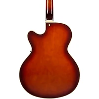 D'Angelico Excel 16 Hollowbody Electric Guitar With Seymour Duncan DA-59 Humbucker Amaretto Burst