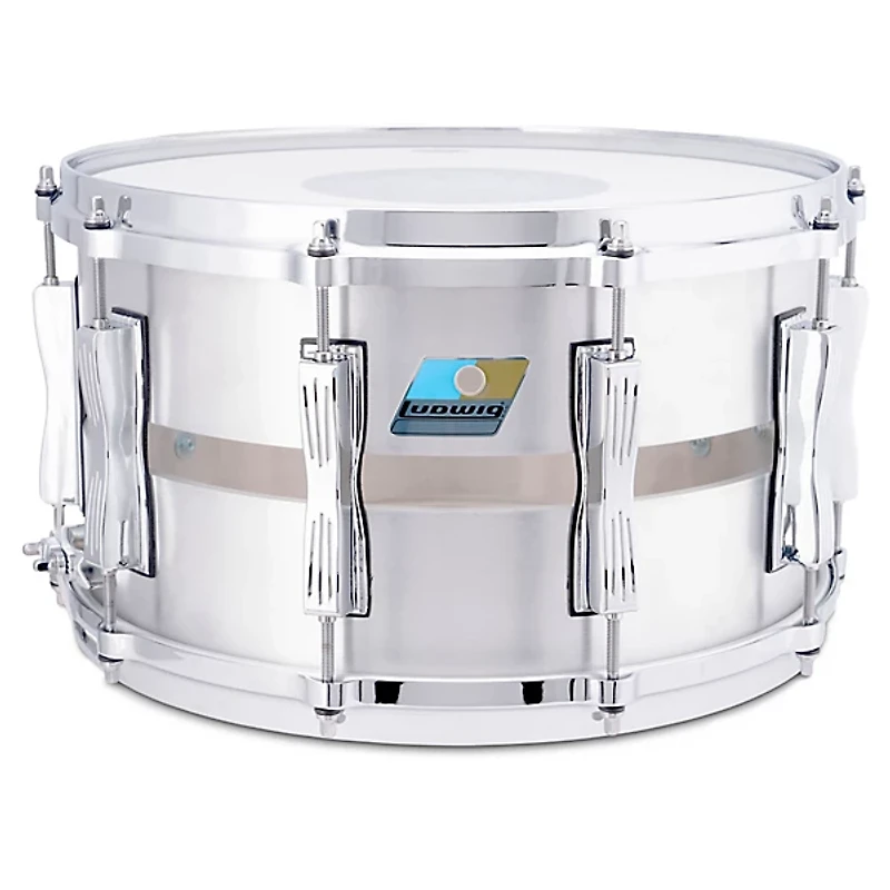 Ludwig Limited-Edition Cast Aluminum Slotted Coliseum Snare Drum 14 x 8 in.