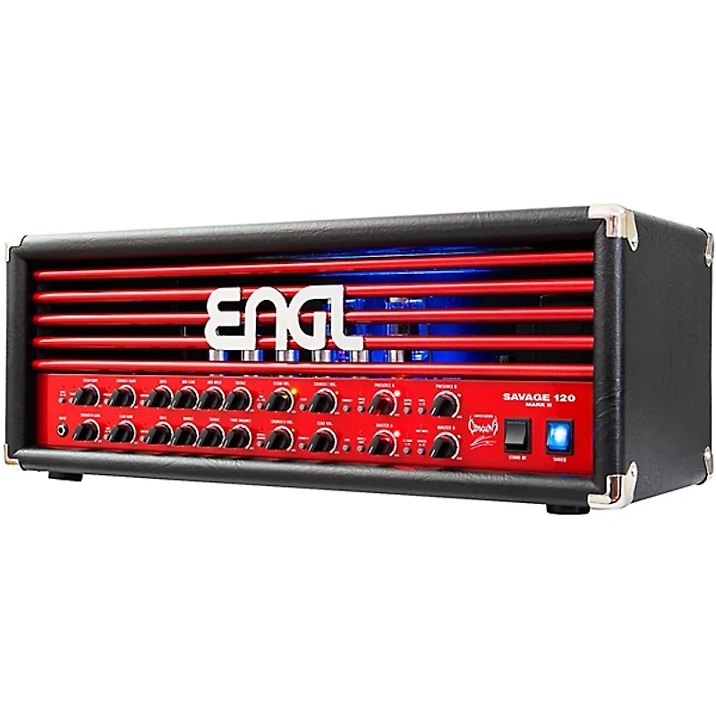 ENGL E610II Obscura Signature Savage 120 Limited-Edition 120W Tube Guitar Amp Head Black/Red