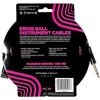 Ernie Ball Braided Straight to Angle Instrument Cable