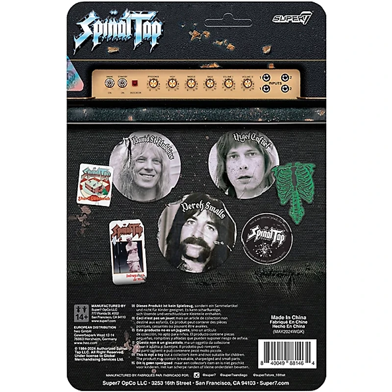 Super7 Super7 ReAction Figures - Spinal Tap David St. Hubbins