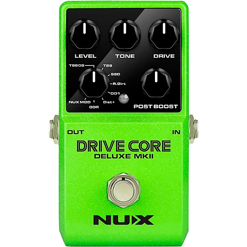 NUX Drive Core Deluxe MKII Overdrive Effects Pedal Green