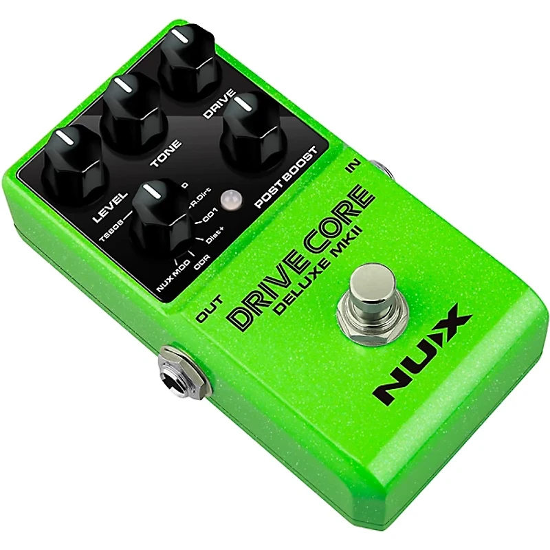 NUX Drive Core Deluxe MKII Overdrive Effects Pedal Green