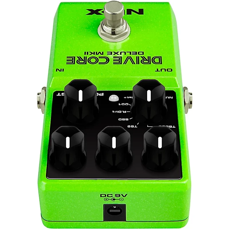 NUX Drive Core Deluxe MKII Overdrive Effects Pedal Green