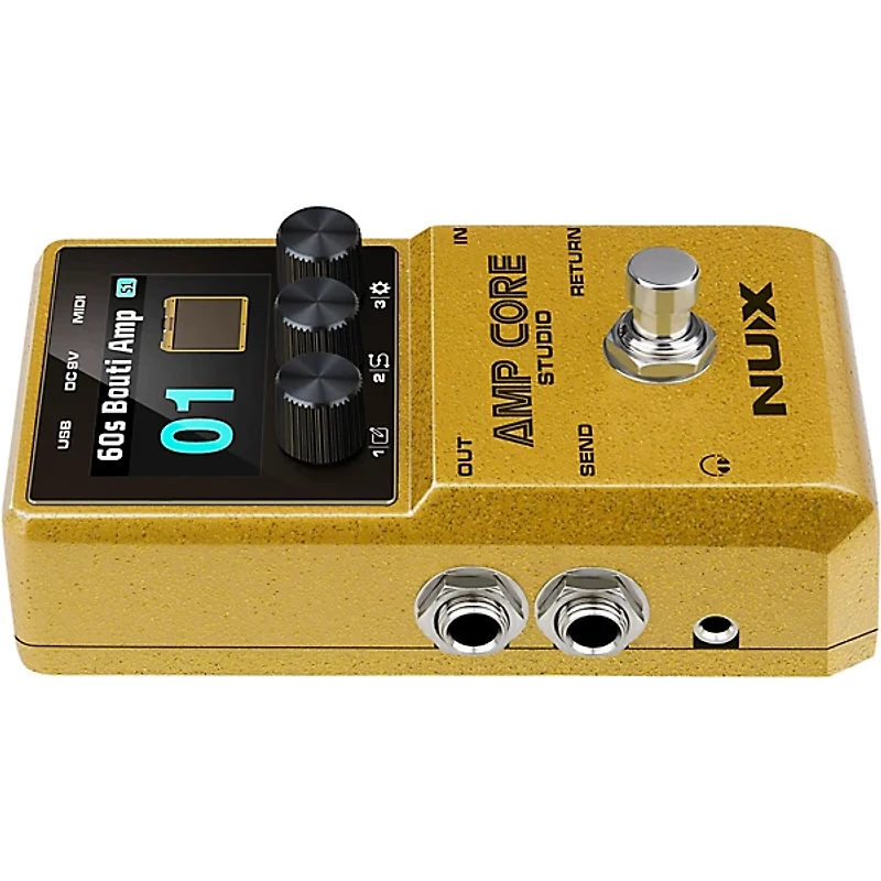 NUX Amp Core Studio Amp Modeling Pedal Gold