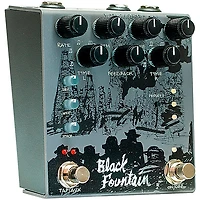Old Blood Noise Endeavors Black Fountain Stereo Delay Effects Pedal Slate