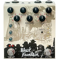 Old Blood Noise Endeavors Black Fountain Stereo Delay Effects Pedal Cream
