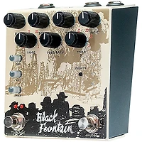 Old Blood Noise Endeavors Black Fountain Stereo Delay Effects Pedal Cream