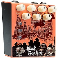 Old Blood Noise Endeavors Black Fountain Stereo Delay Effects Pedal Terracotta