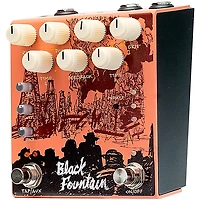 Old Blood Noise Endeavors Black Fountain Stereo Delay Effects Pedal Terracotta