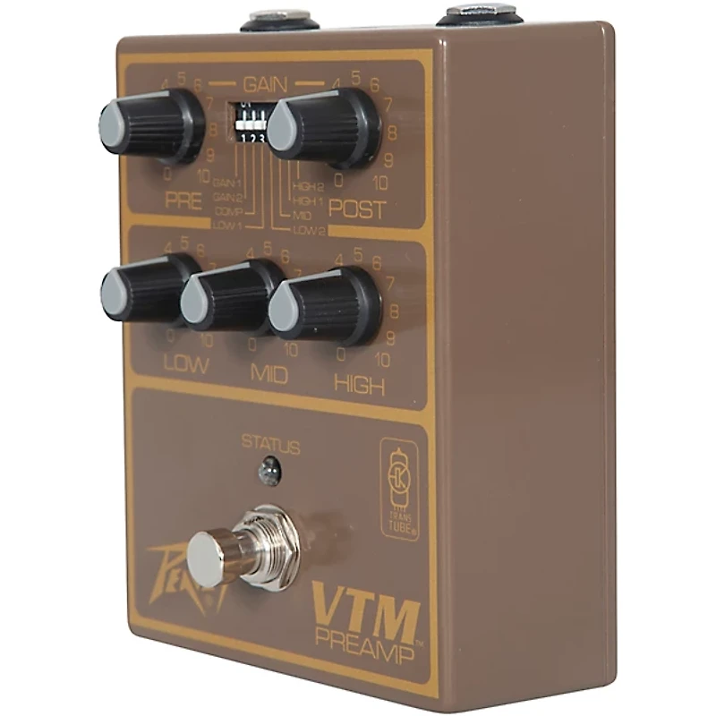 Peavey VTM Preamp Pedal Brown and Gold