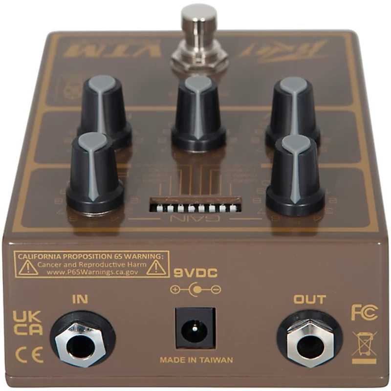 Peavey VTM Preamp Pedal Brown and Gold