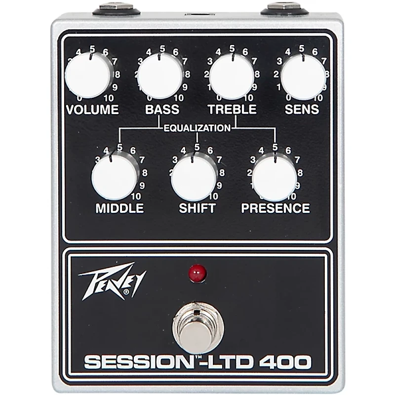 Peavey Session-LTD 400 Preamp Pedal Black and White