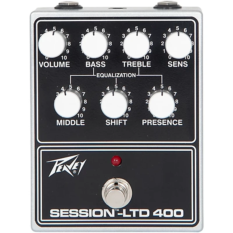 Peavey Session-LTD 400 Preamp Pedal Black and White