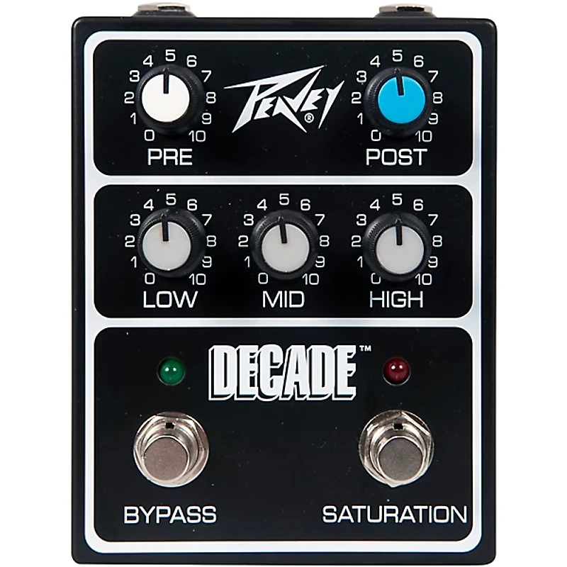 Peavey Decade Preamp Pedal Black