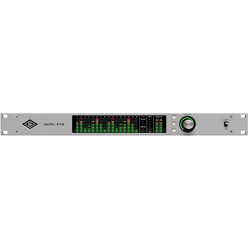 Universal Audio Apollo X16D Ultimate 18x20 TB Audio Interface Dante With Four Apollo e1x Remote-Controllable Unison Preamps & Apollo e2M Headphone Amp