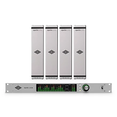 Universal Audio Apollo X16D Essentials+ 18x20 TB Audio Interface Dante With Four Apollo e1x Remote-Controllable Unison Preamps