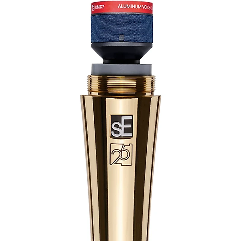 sE Electronics V7 Studio-Grade Supercardioid Handheld Microphone - 25th Anniversary Gold