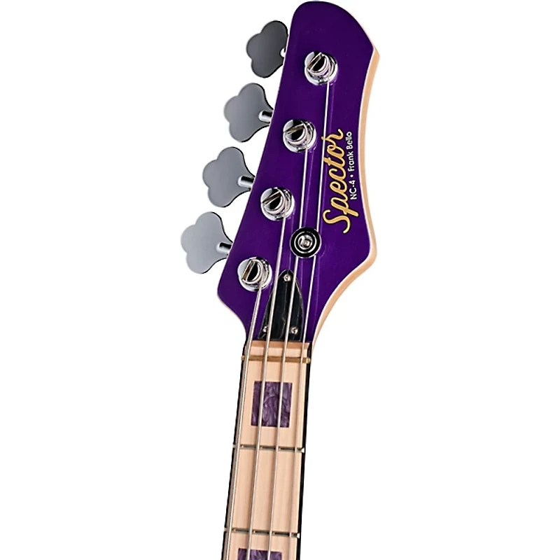 Spector NC-4 Frank Bello Electric Bass Guitar Metallic Purple