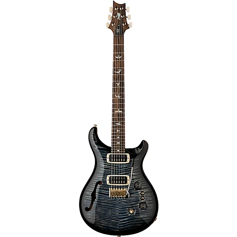 PRS 40th Anniversary Custom 24-08 Semi-Hollow Limited Edition Electric Guitar Faded Whale Blue Smokeburst