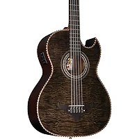 Oscar Schmidt OH32SEQ Acoustic-Electric Bajo Quinto Quilt Trans Black