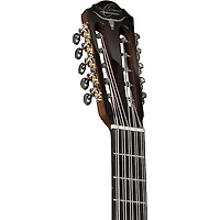 Oscar Schmidt OH32SEQ Acoustic-Electric Bajo Quinto Quilt Trans Black
