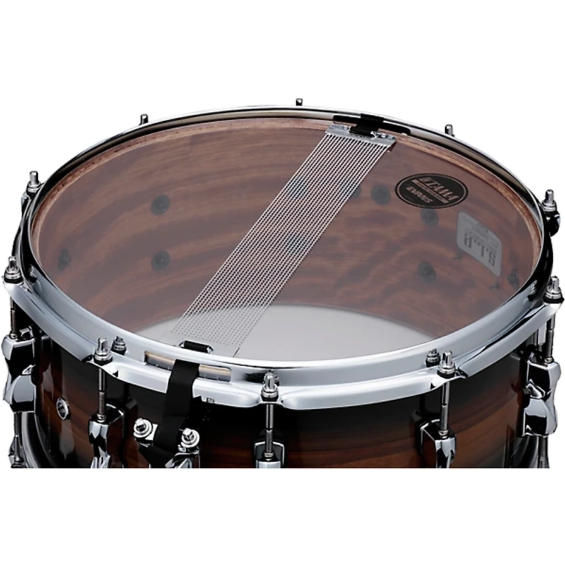 TAMA S.L.P. Bubinga/Maple Snare Drum 14 x 6.5 in. Midnight Zebrawood Burst