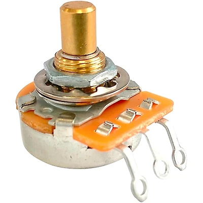 AxLabs 500K Linear Taper Solid 3/8" Shaft Short 5/8" Length Potentiometer
