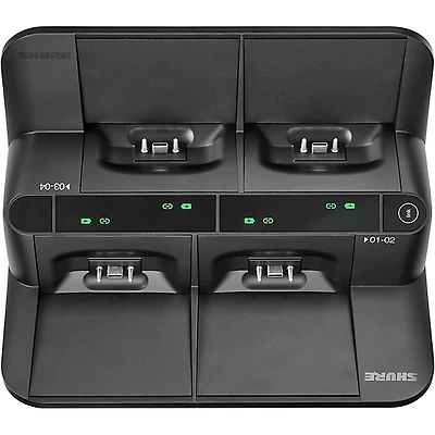 Shure Networked Dock - 4 Bay - Gooseneck