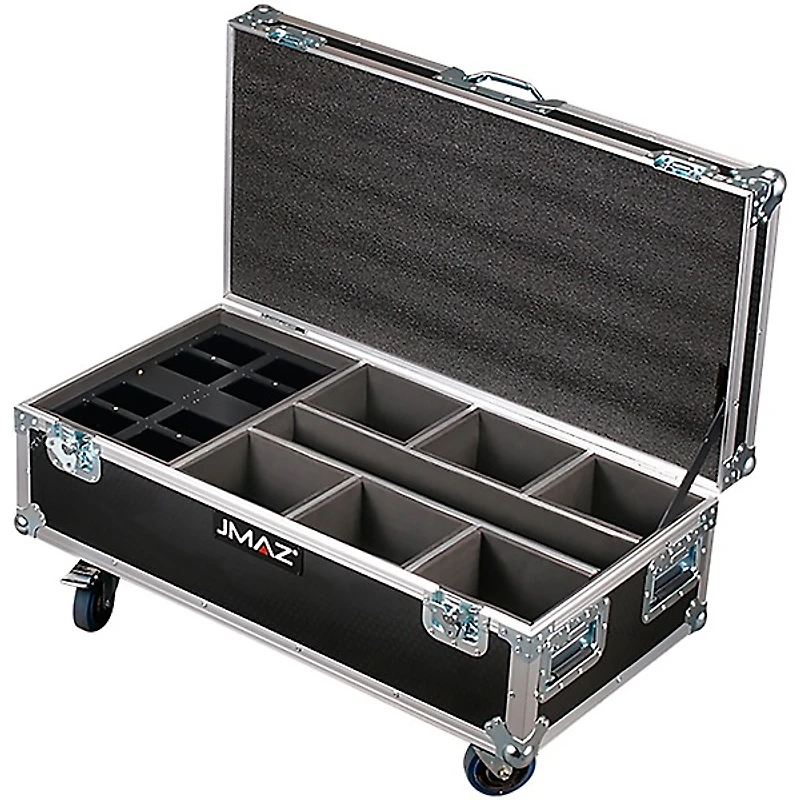 JMAZ Lighting MAD PAR RB Charge Road Case