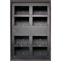 JMAZ Lighting MAD PAR RB Charge Road Case