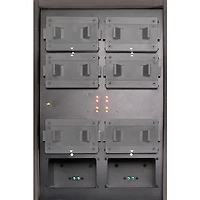 JMAZ Lighting MAD PAR RB Charge Road Case