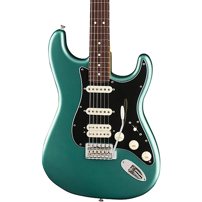 Fender American Professional Classic Stratocaster HSS Rosewood Fingerboard Electric Guitar Faded Sherwood Green Metallic