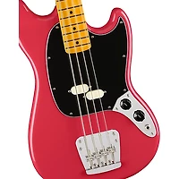 Fender American Professional Classic Mustang Bass Maple Fingerboard Faded Dakota Red