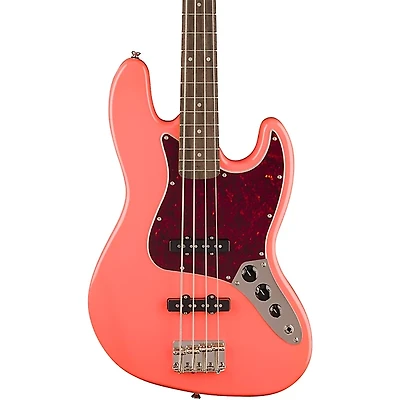 Squier Classic Vibe '60s Jazz Bass Guitar Tahitian Coral