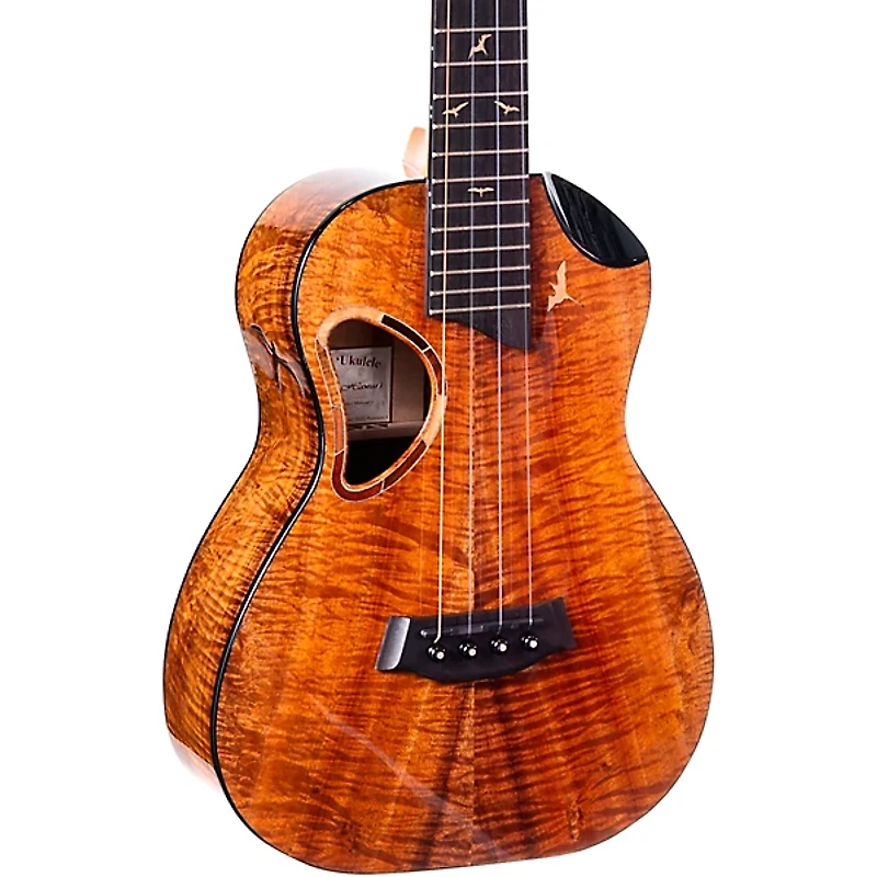 Kanile'a Ukulele Platinum X Limited-Edition Master Grade Hawaiian Koa Tenor Ukulele Natural
