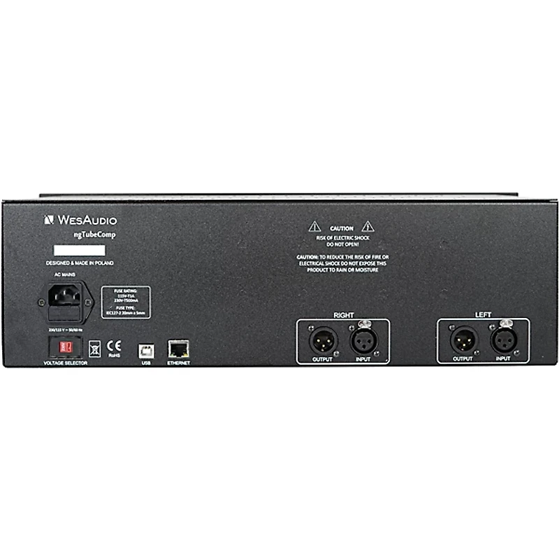 WesAudio ngTubeComp Tube Compressor With Digital Recall And Automation