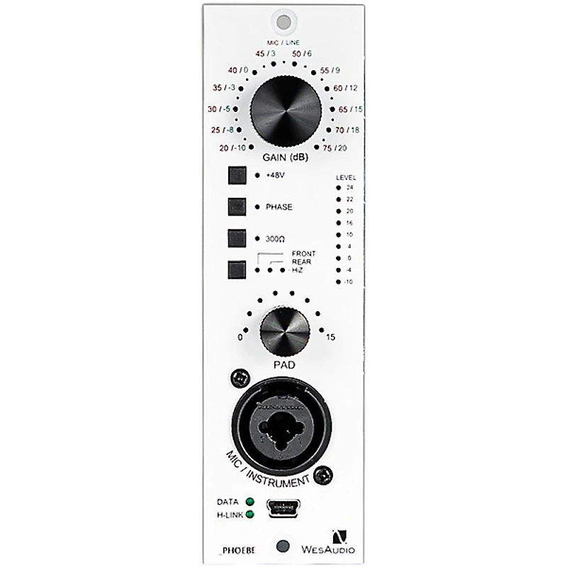 WesAudio _PHOEBE 500 Series Analog Preamp with Digital Recall