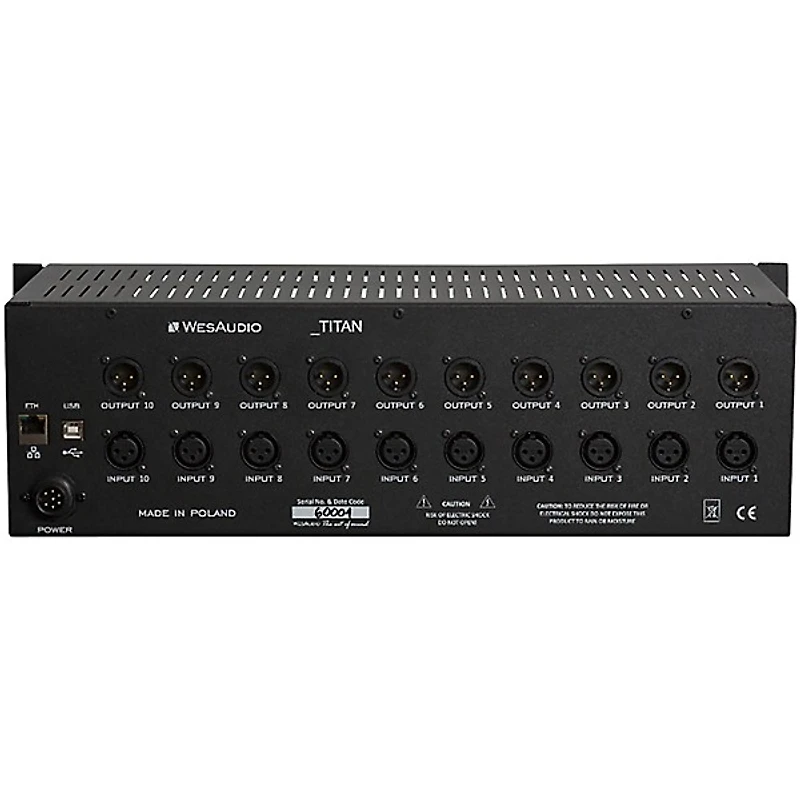 WesAudio _TITAN 10-slot NG500 Recall Chassis