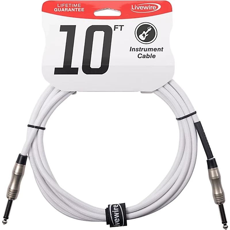 Livewire Braided Instrument Cable With Ergonomic Connectors