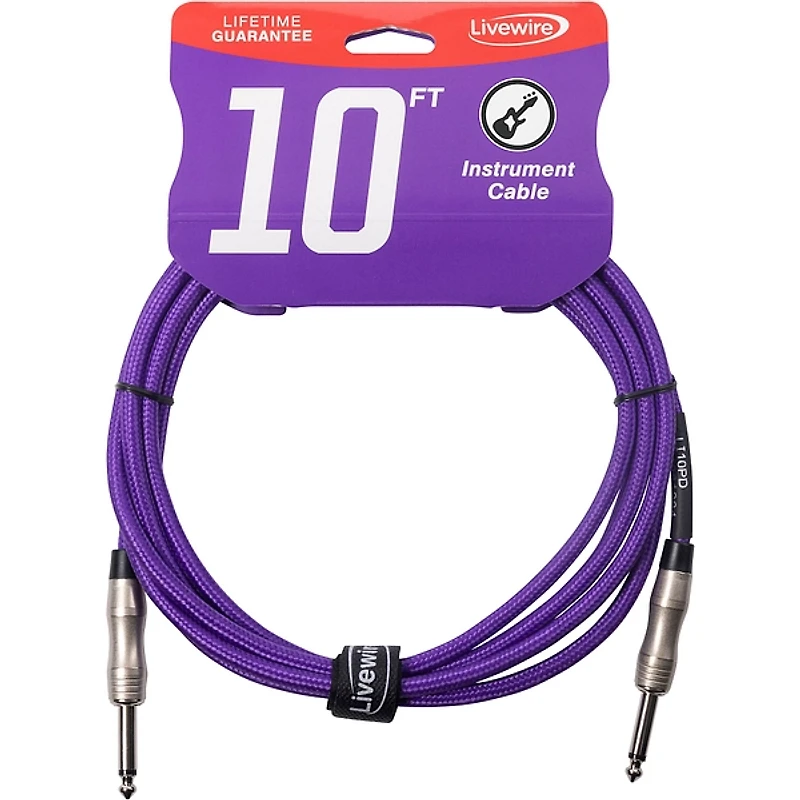 Livewire Braided Instrument Cable With Ergonomic Connectors