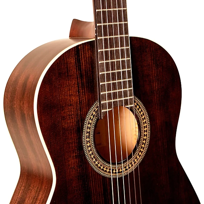 Merida PC420-BK Nylon-String Classical Acoustic Guitar Black Stain