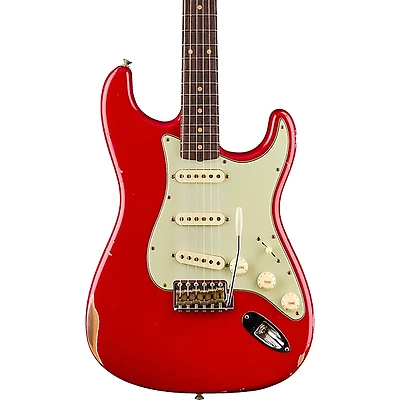 Fender Custom Shop 62 Stratocaster Relic Electric Guitar Aged Seminole Red