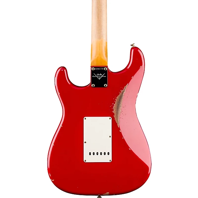 Fender Custom Shop 62 Stratocaster Relic Electric Guitar Aged Seminole Red