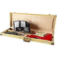Fender Custom Shop 62 Stratocaster Relic Electric Guitar Aged Seminole Red